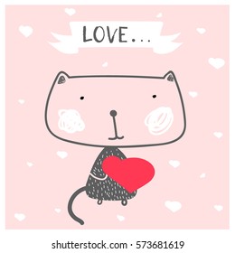 cat heart