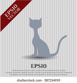 Icono de alta calidad de gato