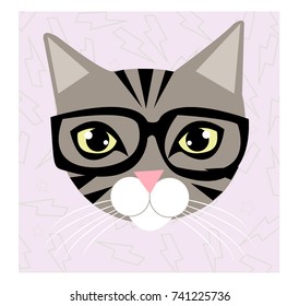 cat hipster