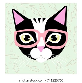 cat hipster