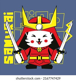 cat hirosamu character, best for sticker, mascot, t-shirt, and etc