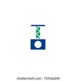 Cat house flat icon. Single high quality symbol of line animal vector for web design or mobile app. Color sign of pet for design logo. Single pictogram on white background