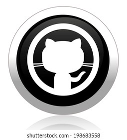 Cat icon animal illustration
