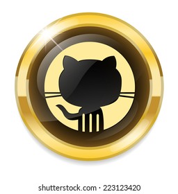 Cat icon animal illustration