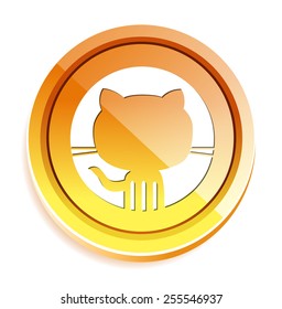 Cat icon animal illustration