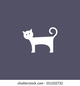 cat icon. animal sign