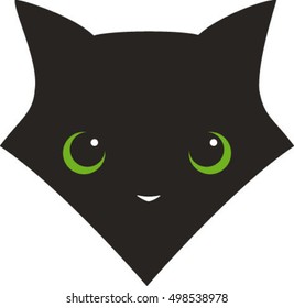 cat icon Cartoon vector