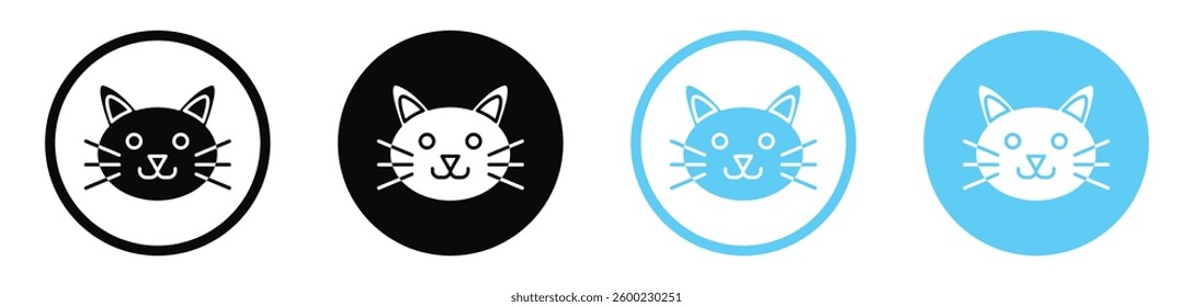 Cat icon collection. vector illustration set