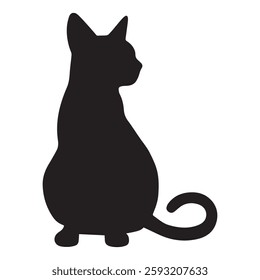 Cat icon design on white background