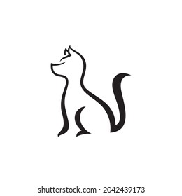 Cat icon design vector illustration design template