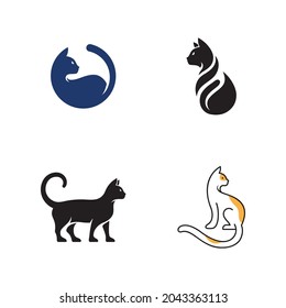 Cat icon design vector illustration design template