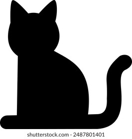 Icono del gato para diseñar su obra de arte 