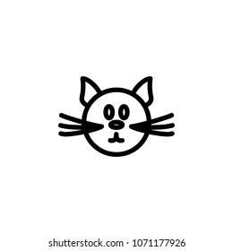 cat icon. Element of minimalistic icons for mobile concept and web apps. Thin line icon for website design and development, app development