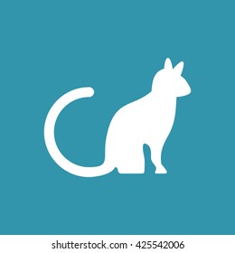 Cat Icon. Eps-10.
