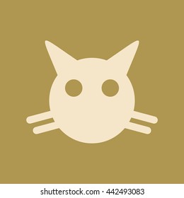 Cat Icon. Eps-10.