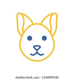 Katzen-Symbol. Zuchttier, Vektorgrafik. Agrarzeichen. Graph Symbol für Ihr Web-Site-Design, Logo, App, UI. EPS10.