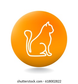 Cat icon Flat.