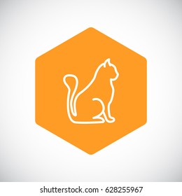 Cat icon Flat.