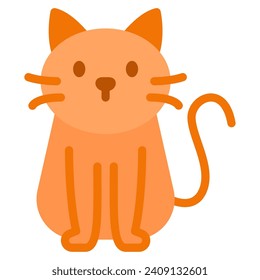 Cat Icon Illustration for web, app, infographic, etc