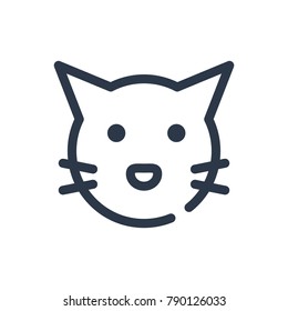 Cat icon. Isolated kitten and cat icon line style. Premium quality vector symbol drawing concept for your logo web mobile app UI design.