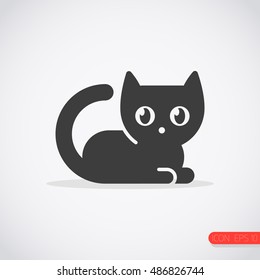 Cat Icon. Kitty Vector