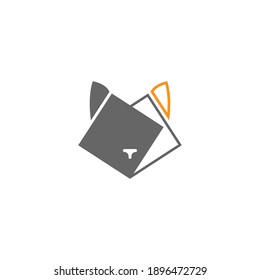 Cat  icon logo design illustration vector template
