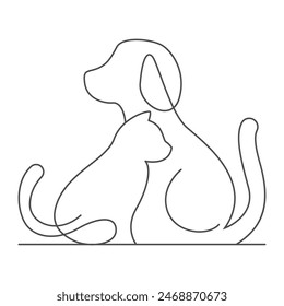 Plantilla de diseño de logotipo de icono de gato