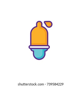 Cat icon logo design vector illustration
