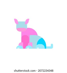 Cat icon logo for design and wallpaper 
