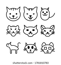 cat icon or logo isolated sign symbol vector illustration - Collection of high quality black style vector icons
