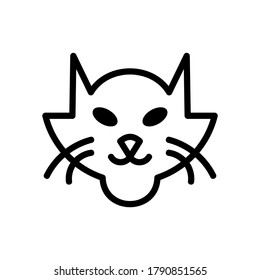 cat icon or logo isolated sign symbol vector illustration - high quality black style vector icons
