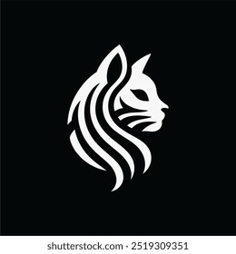 cat icon logo simple eps