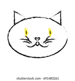 Cat, icon, logo, symbol.