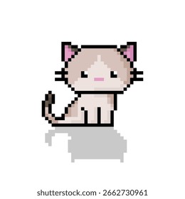 Cat Icon, Pixel 8 bit style