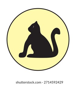 El icono del gato ruge hacia arriba