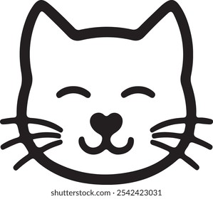 Vector, silueta, icono, negro, gatito, Vector, ilustración, juego, mascota, salto, contorno, garabato, pata, animal, sentado, dibujo, caza, tatuaje, maullido, fondo, juego, gato, gato, gato, gato, gato, gato, gato