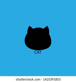 cat icon sign signifier vector