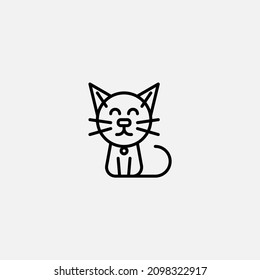 Cat icon sign vector,Symbol, logo illustration for web and mobile