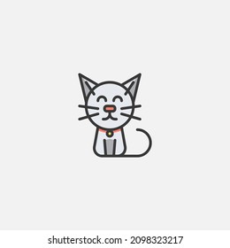 Cat icon sign vector,Symbol, logo illustration for web and mobile