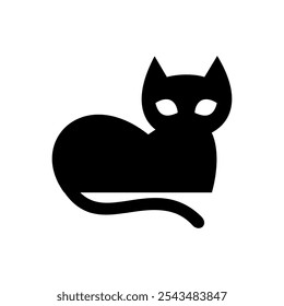 Cat icon. Simple vector sign.