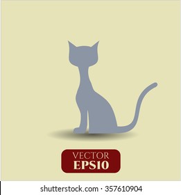 Icono de gato o símbolo