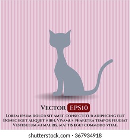 Cat icon or symbol