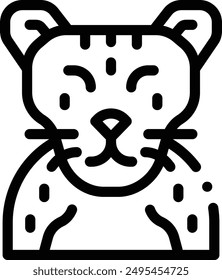 cat icon. Thin Linear Style Design Isolated On White Background