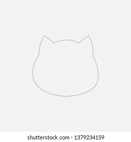cat icon vector