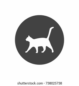 Cat icon vector