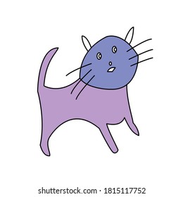 Cat icon vector design illustration