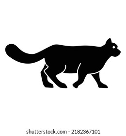 Cat icon vector design template.