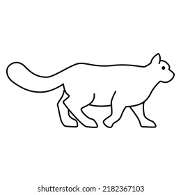 Cat icon vector design template.