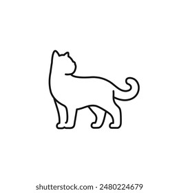 Cat icon vector. EPS 10 editable vector