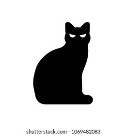 Cat icon vector illustration.